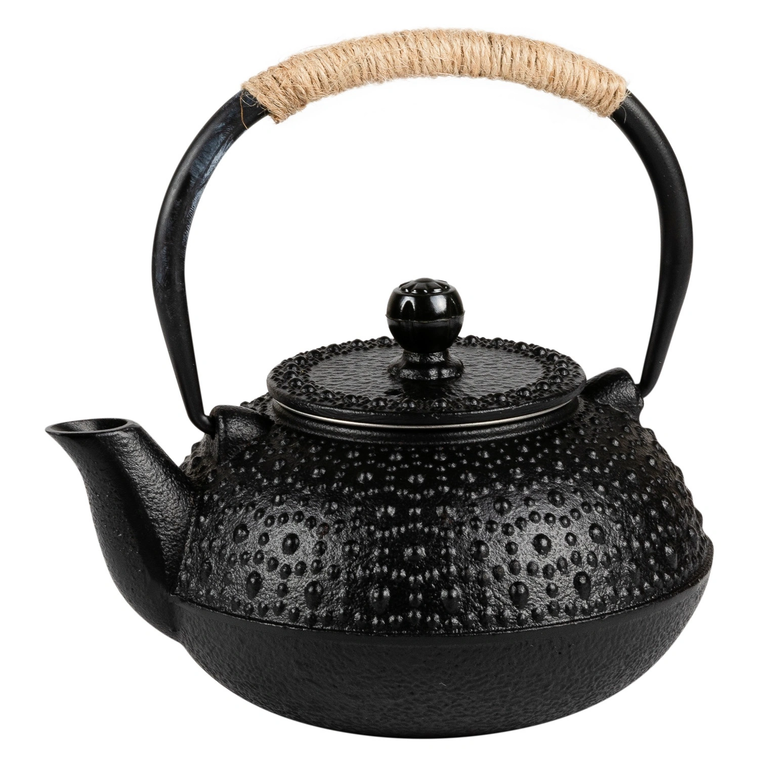 Чайник заварочный DOMEO 600 мл из чугуна черного цвета