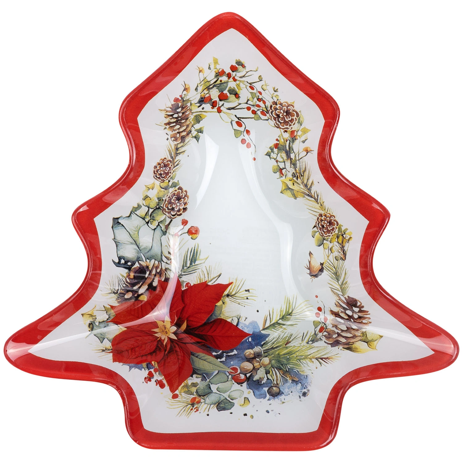 Салатник Ёлочка  Selecta Christmas «Рождественский венок» 17,7x18,2x3,7 см