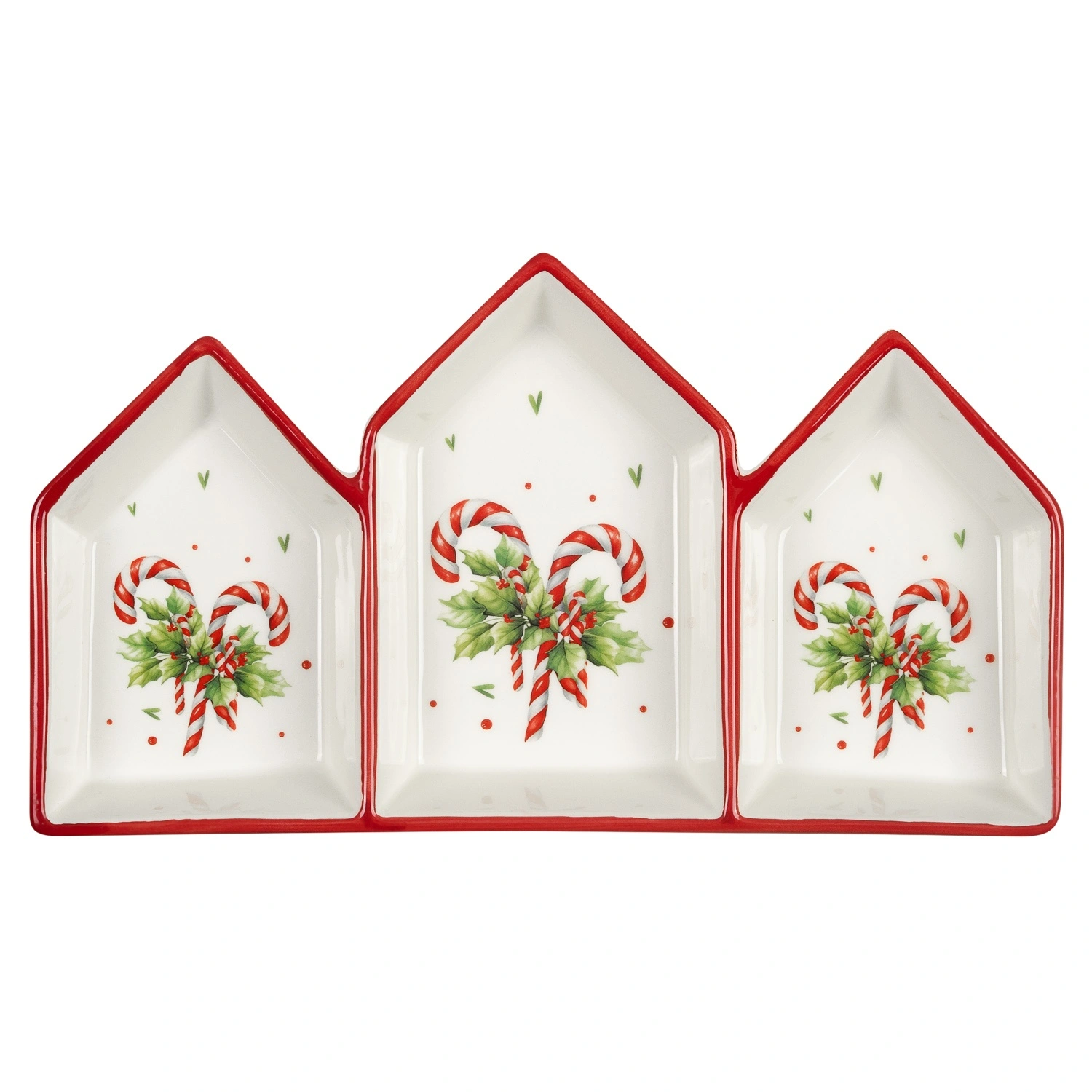 Менажница  Selecta Christmas "Карамель новогодняя" 26,5x15x3,5 см