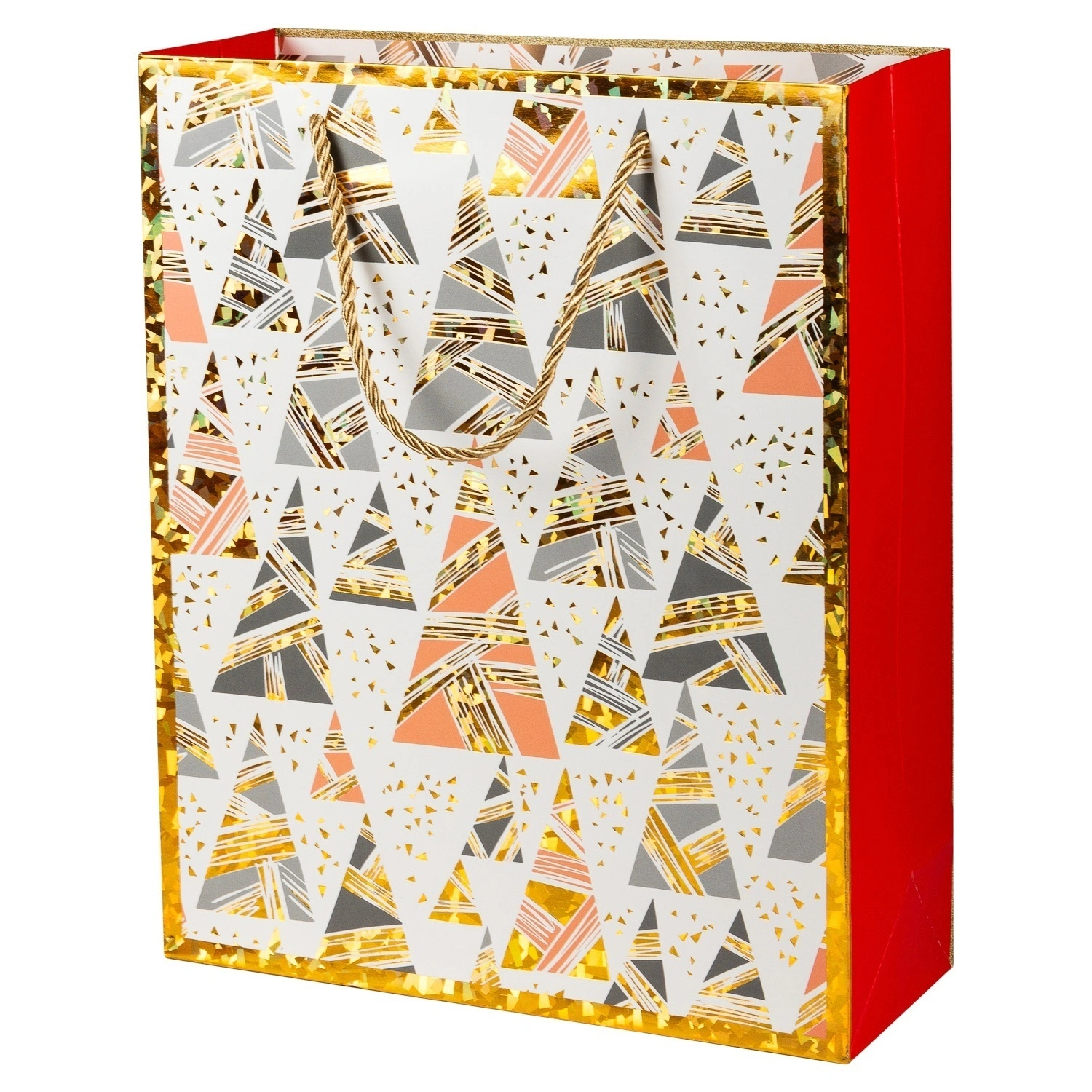 Пакет подарочный Selecta Christmas 26x32x10 см цвет в ассортименте