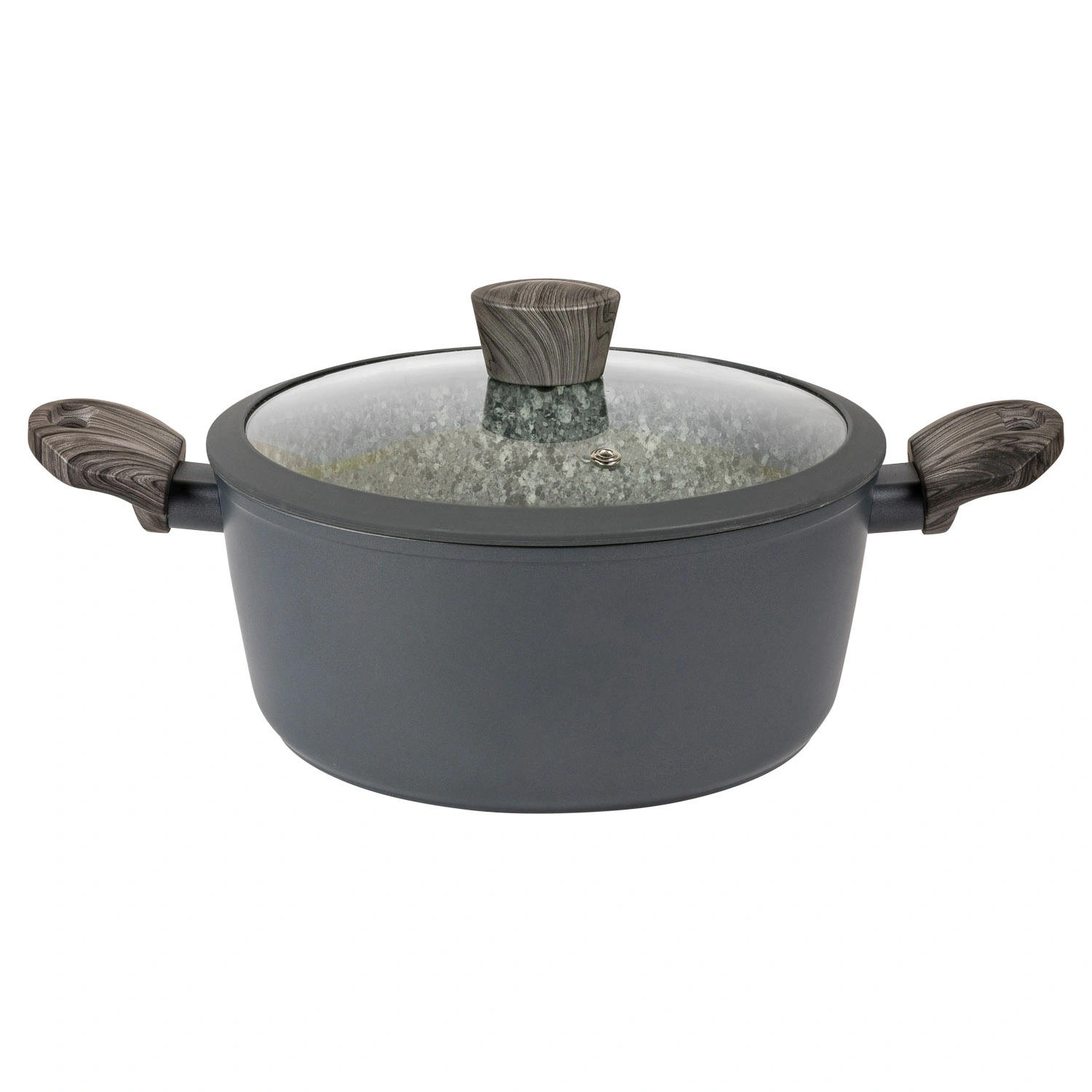 Кастрюля DOMEO Granit new 4,4 л с крышкой