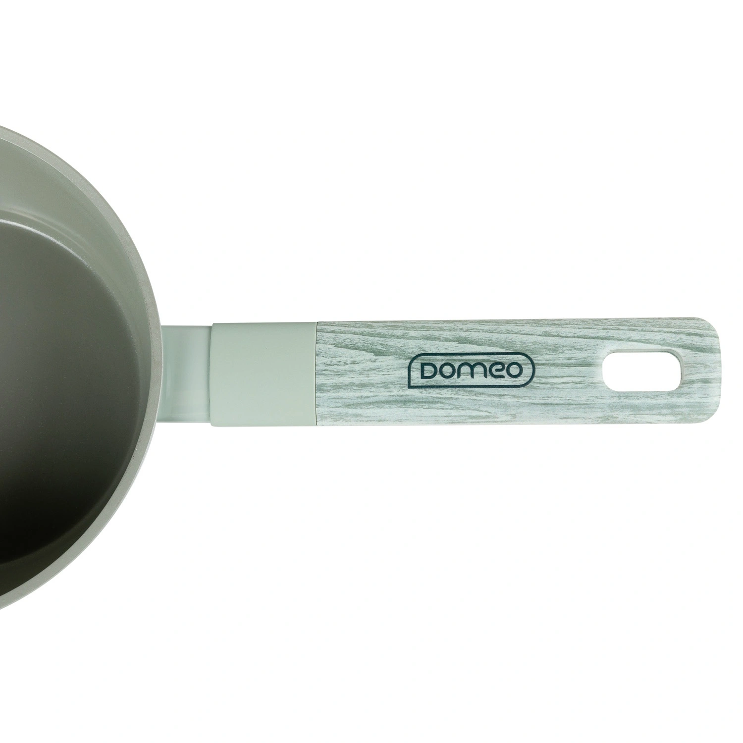 Ковш DOMEO Ceramic green 16 см с керамическим покрытием