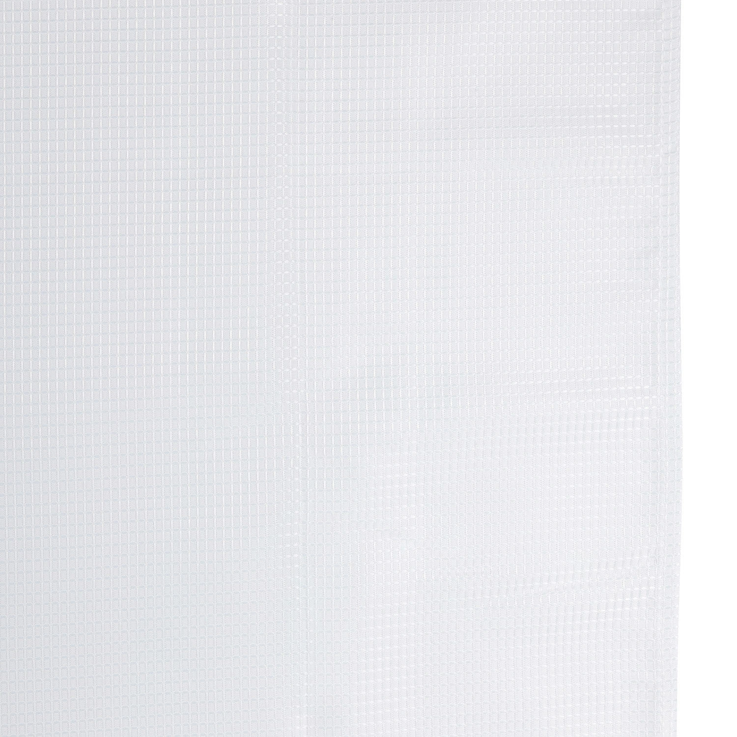 Штора для ванной комнаты Selecta 180х180 см с кольцами имитация вафельной ткани