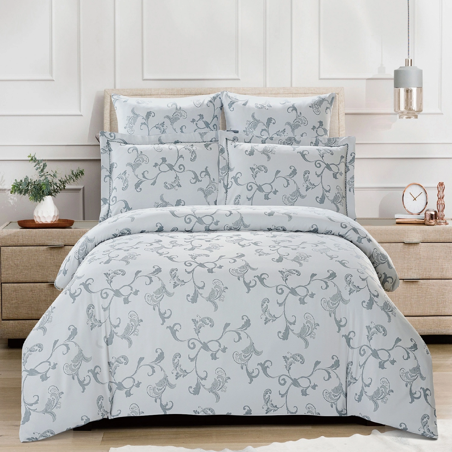 Комплект постельного белья Cleo Tencel Jacquard семейный
