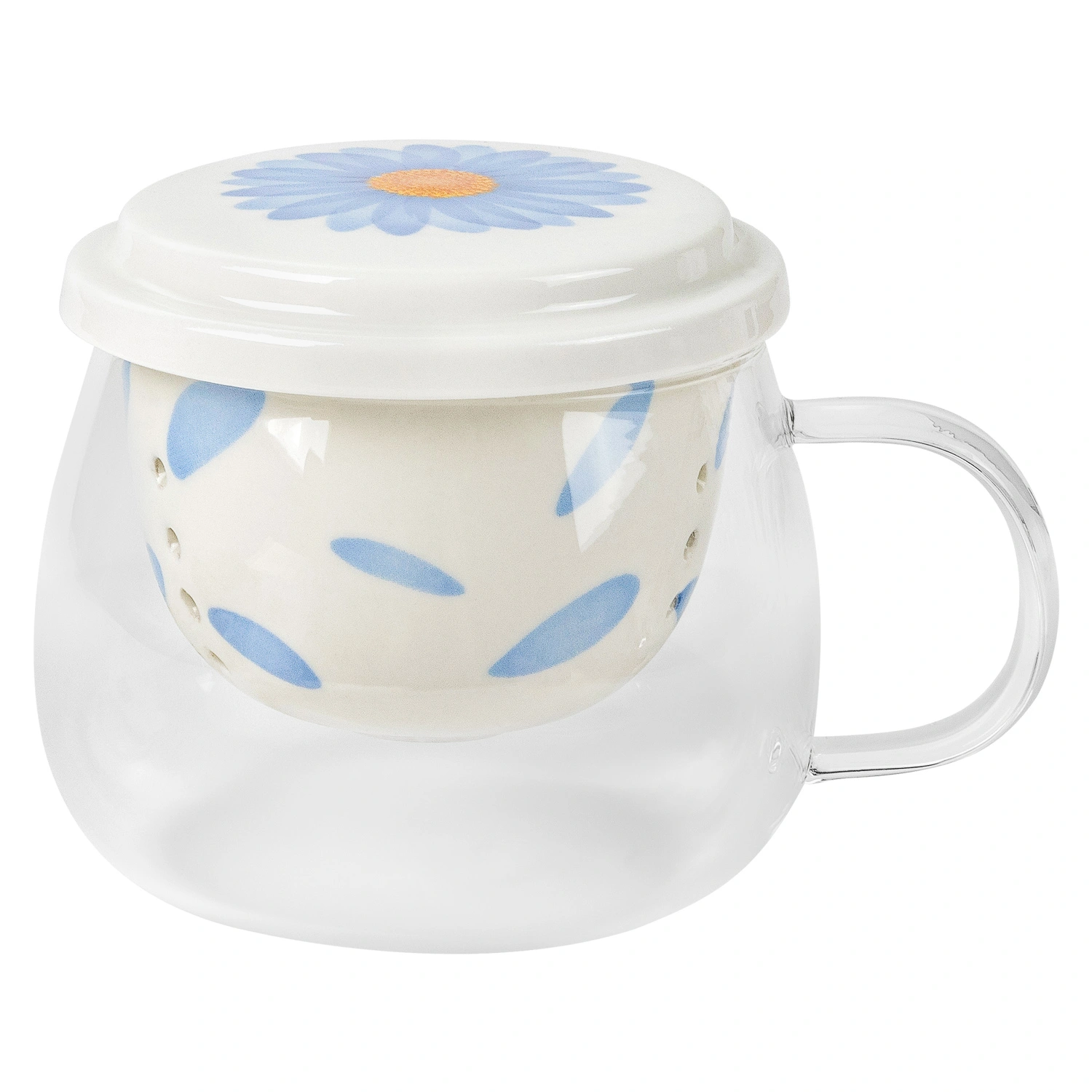 Кружка заварочная DOMEO 400 мл цвет в ассортименте