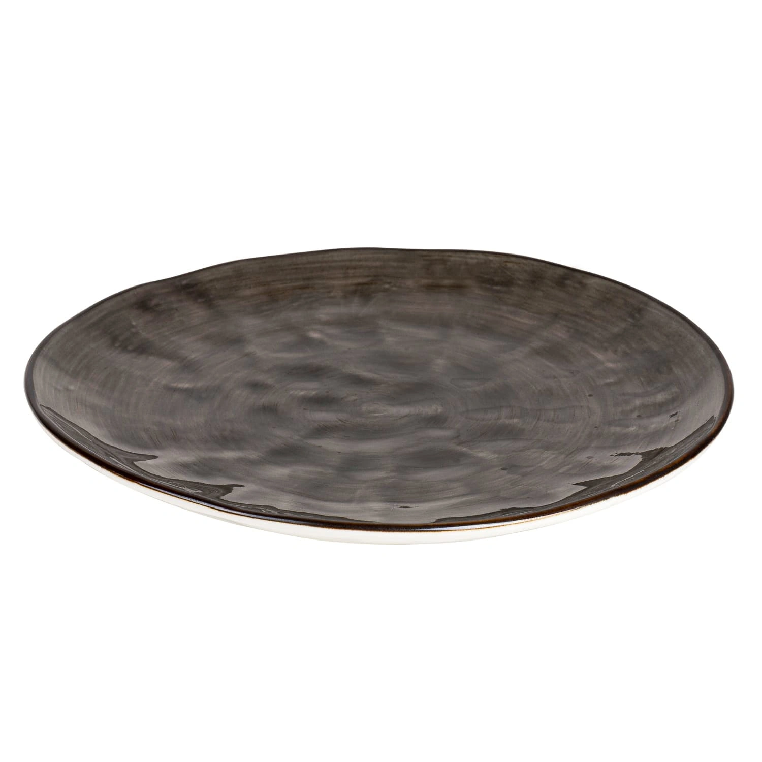 Тарелка десертная DOMEO Dark grey 22 см