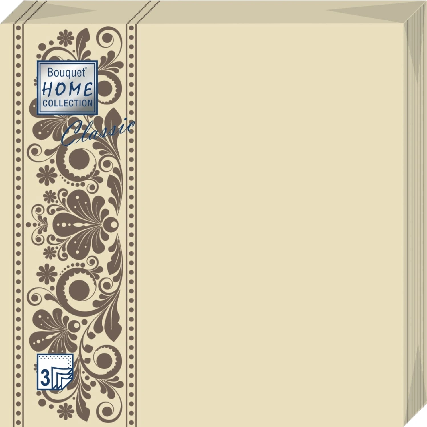 Салфетки бумажные Home Collection «Капучино» 20 шт.