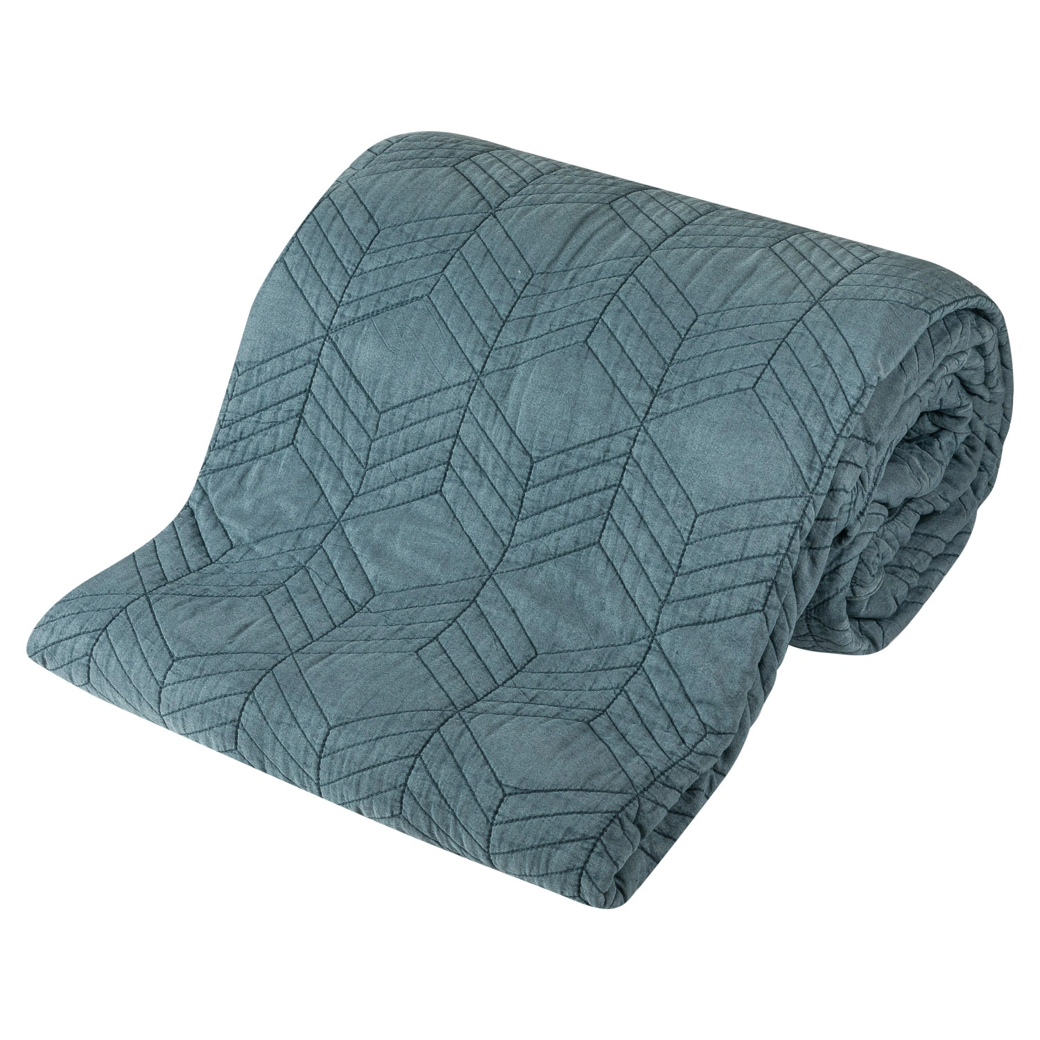 Покрывало Selecta 240x260 см синего цвета