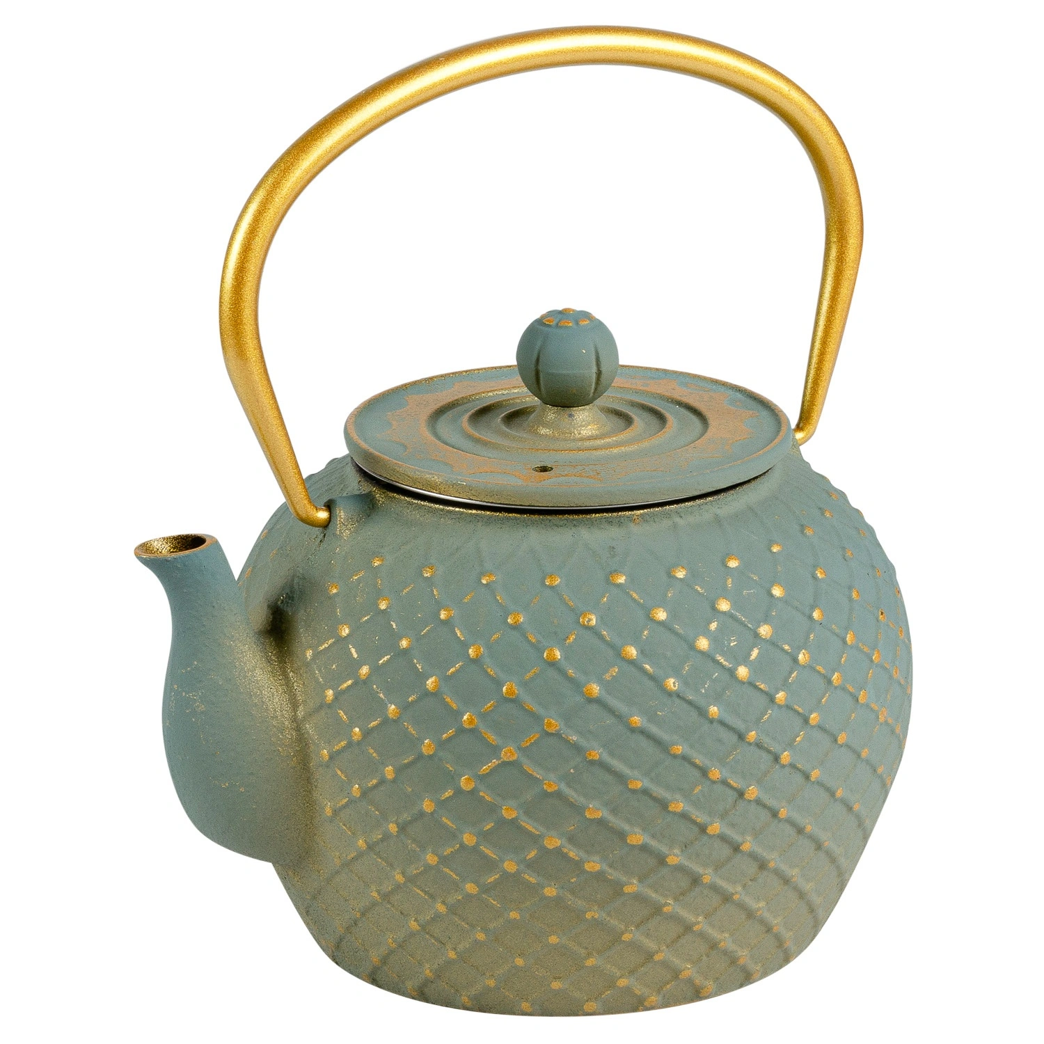 Чайник заварочный DOMEO 1,2 л из чугуна серого цвета