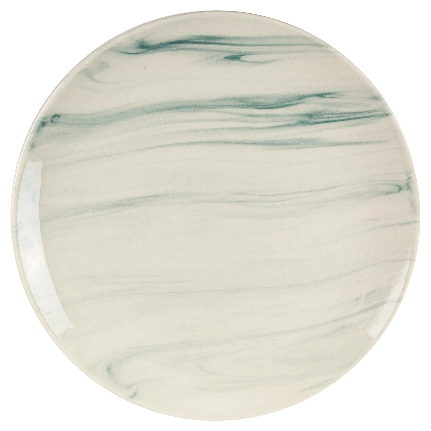 Тарелка десертная DOMEO «Мрамор светло-зеленый» 19 см