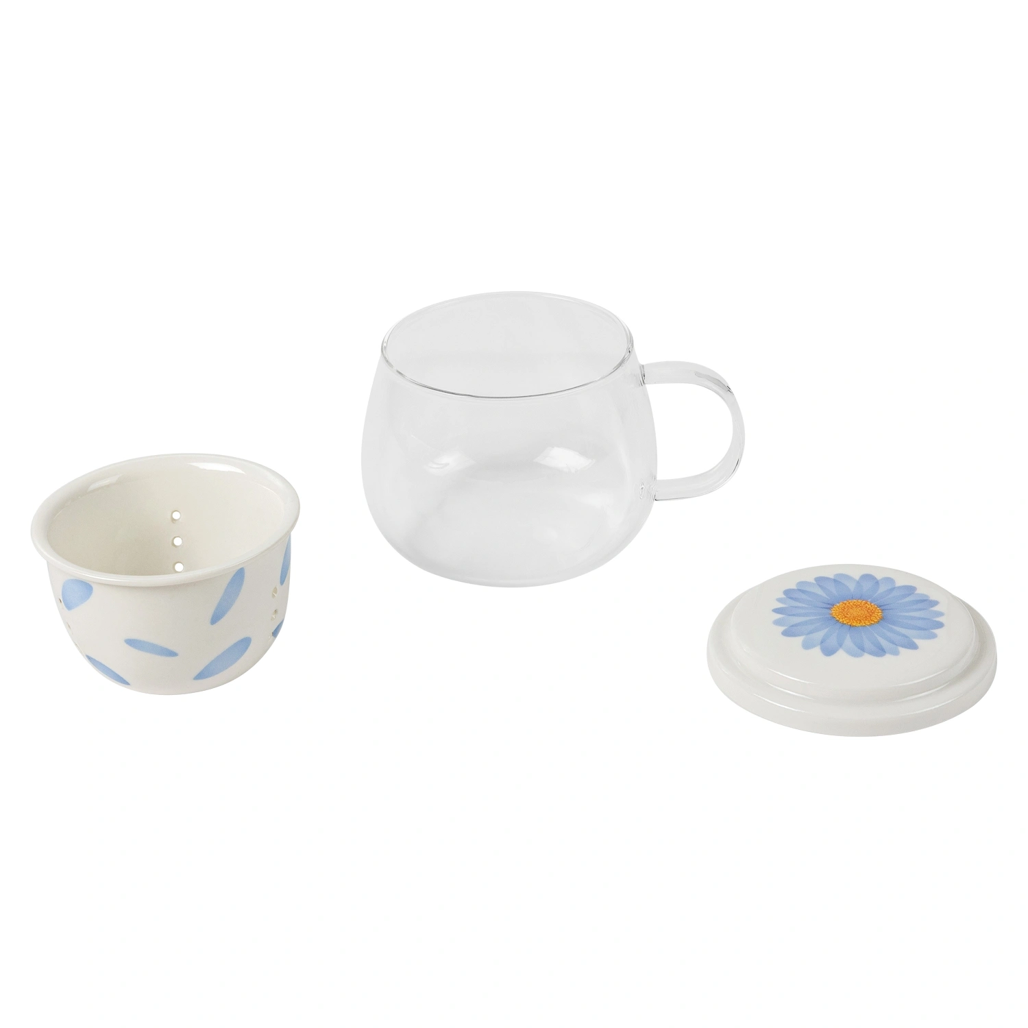 Кружка заварочная DOMEO 400 мл цвет в ассортименте