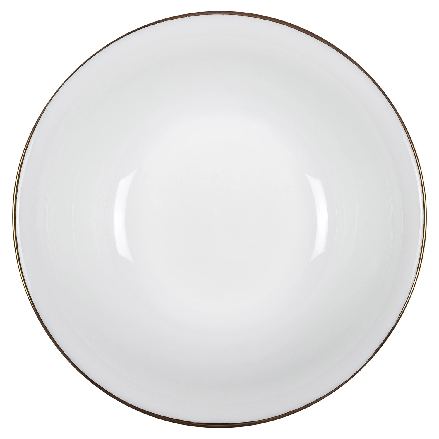 Салатник DOMEO «Классика с золотой отводкой» 16,3 см