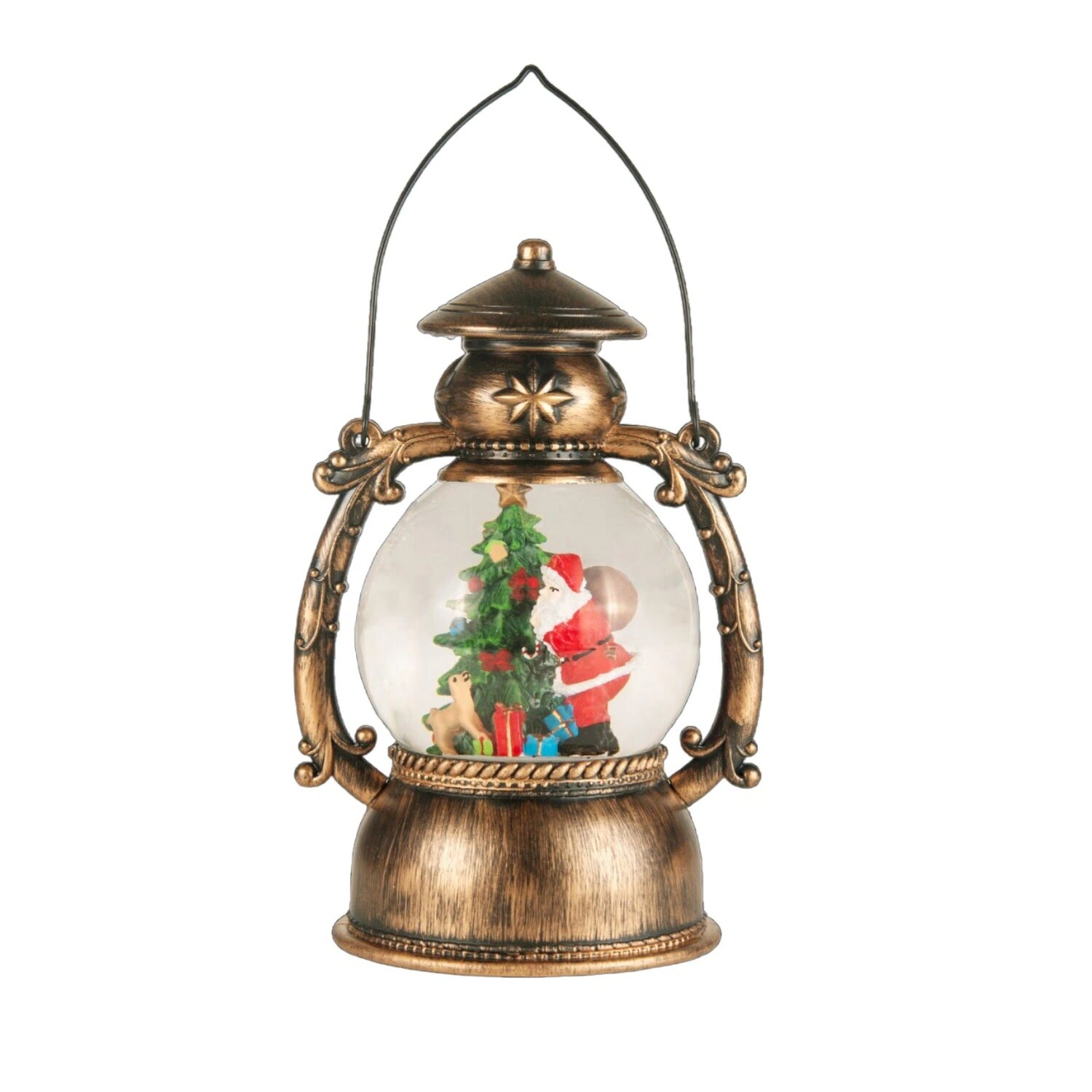 Фонарь декоративный Selecta Christmas с подсветкой  20,5см