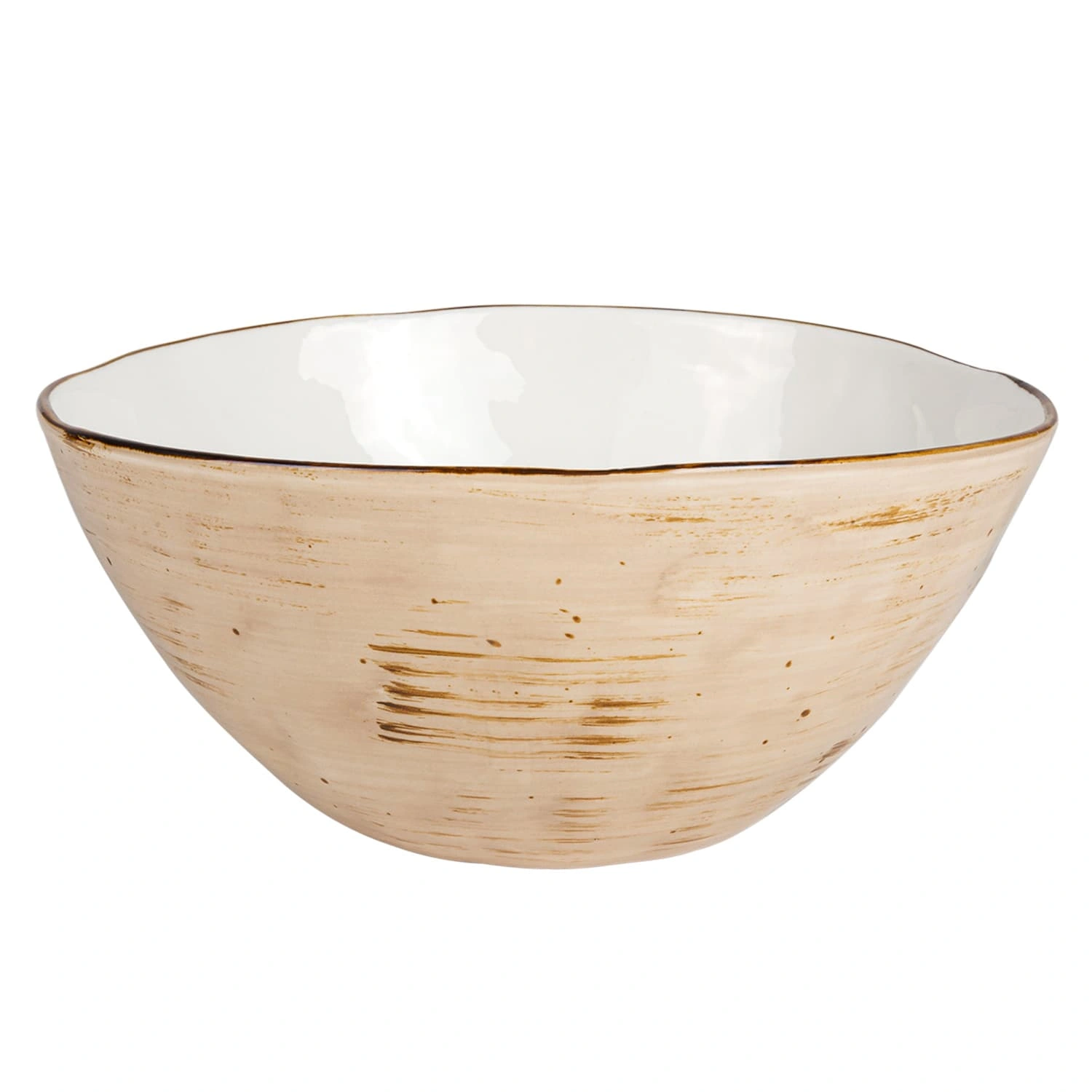 Салатник DOMEO Sandy 3,2 л бежевого цвета