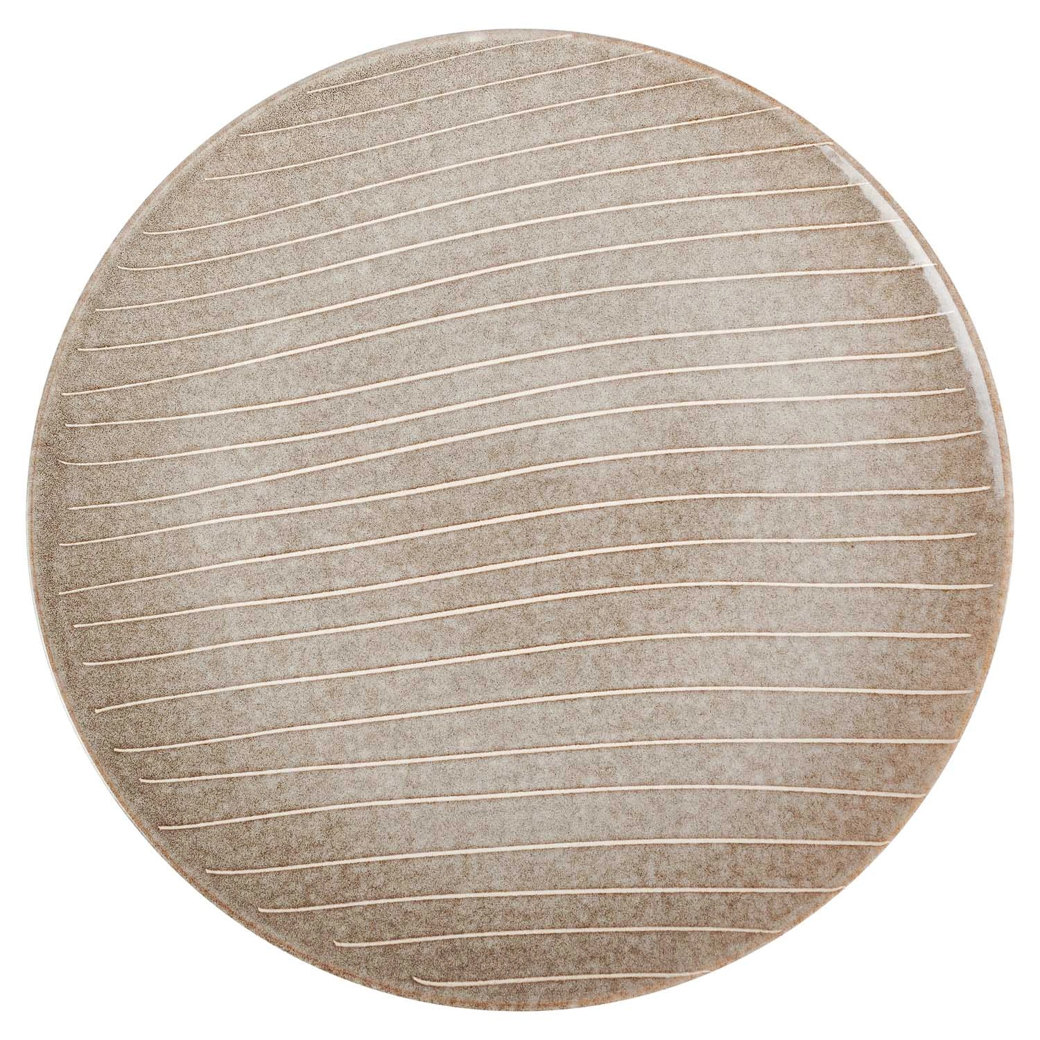 Тарелка обеденная DOMEO «Страйп светлый» 27 см