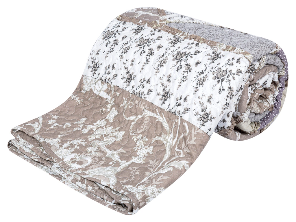 Покрывало пэчворк Selecta 180х220 см с цветами — купить в интернет ...