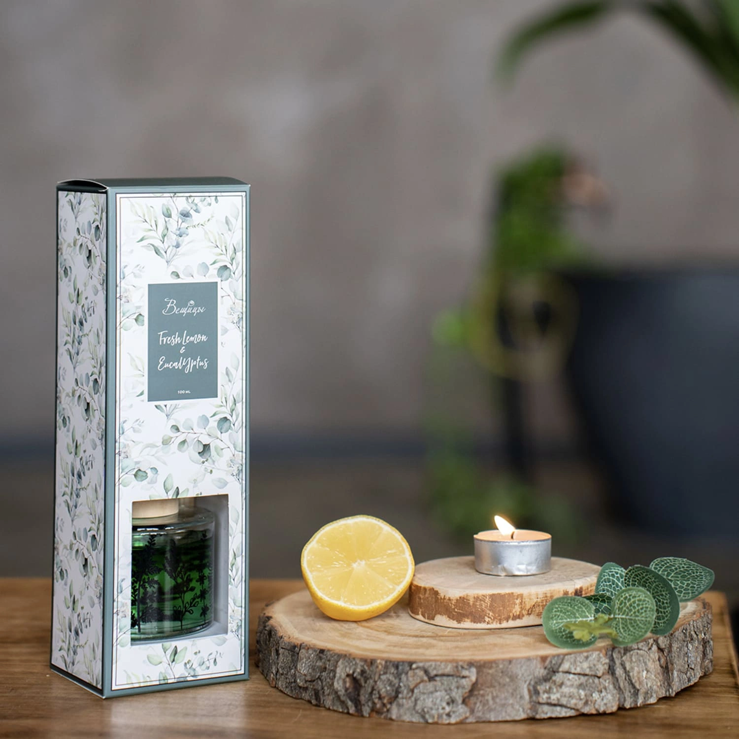Парфюмированный аромадиффузор «Вещицы» Fresh Lemon & Eucalyptus 100 мл —  купить в интернет-магазине «Домаркет» с доставкой в Москве или самовывозом